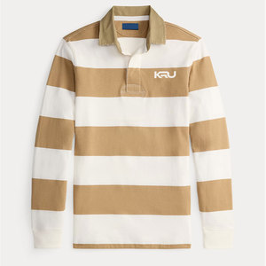 Camiseta de Rugby Moderna para Hombre, Manga Larga, Transpirable, con Logotipo Frontal Personalizado, Nombre del Equipo, Tela Resistente y Cómoda para Uso Diario - Product Image 1