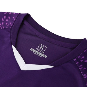 Conjunto de Uniforme de Fútbol Unisex con Degradado, Manga Corta, Cuello en V, Secado Rápido, Reversible, Sin Costuras, para Todas las Temporadas, Kit Deportivo para Adultos - Product Image 4