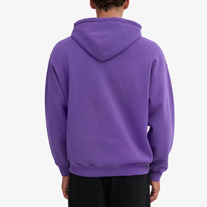 Hoodie surdimensionné personnalisé 100% coton molletonné épais, streetwear de haute qualité, unisexe, pour hommes et femmes, avec logo, séchage rapide - Product Image 4