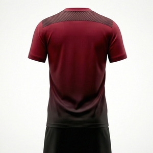 Ensemble de maillots et shorts de football de haute qualité, uniforme de football personnalisé, vêtements de sport pour hommes, noir et or, kit d'équipe - Product Image 3