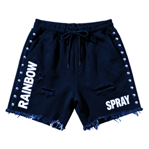 <b>Men</b> <b>Studded</b> Cotton Streetwear Shorts Relaxed Fit Casual Summer Shorts Durable Breathable Fashion Hip Hop Shorts OEM ODM - Product Image 4