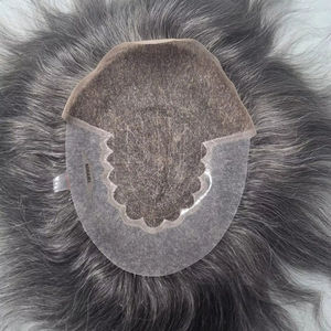 Taz Hair BD Perruque pour homme en cheveux humains Remy indiens, à ondulations profondes et bouclées, avec dentelle frontale - Alibaba Bangladesh - Product Image 1