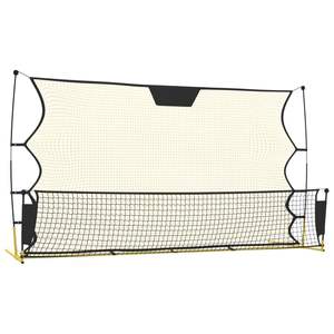 Filet de rebond de football en polyester noir et jaune 72''x33.5''x47.2'' pour l'entraînement - Product Image 2