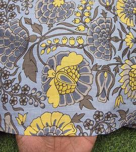 Tissu en coton respirant à imprimé animalier Sanganeri, léger, imprimé floral, pour la couture de vêtements pour filles, prix d'usine, vente chaude - Product Image 3