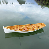 Bateau à rames en bois et fibre de verre Whitehall de 12 pieds, renfort en gelcoat, durable, résistant à l'eau, sûr, double siège, 2 personnes, écologique