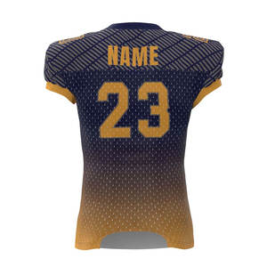 Uniformes de Fútbol Americano Personalizados de Alta Calidad en Poliéster, Precio al por Mayor, Talla Adulto, Corte Regular, Sublimados - Product Image 3
