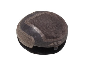 Taz Hair Men's Kinky Straight Deep Wave Water Wave Styles Peluca tupé hecha de cabello Remy indio y cabello humano de Bangladesh - Product Image 5