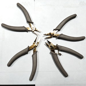 Wholesale Jewelry Making <b>Pliers</b> <b>Set</b> Needle Nose Bent Nose and Flush Cutter with Custom Color Ergonomic Handles Big sale - Product Image 4
