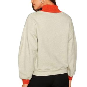 Women's Custom Anti-Pilling Long Pullover <b>Hoodie</b> Casual <b>Workout</b> Turtleneck Sweatshirt Mock Neck Collar Breathable Autumn Winter - Product Image 2