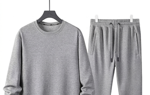 Conjunto de chaleco deportivo casual de otoño para hombre, sudadera sin mangas con capucha, camiseta de color liso 100% algodón, 2 en 1 frontal - Product Image 4