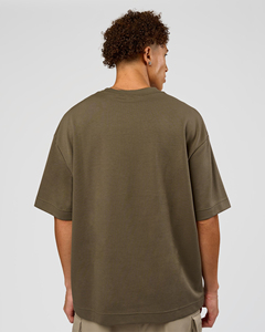 Camiseta de Manga Larga para Hombre, Unisex, con Costuras en Contraste de Color, Tejida en Poliéster/Algodón, Estilo Holgado, para Verano - Product Image 2