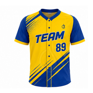 Conjunto de Uniforme de Béisbol de Poliéster Ligero, Transpirable y Duradero con Estampado por Sublimación, Ajuste Atlético Cómodo para Entrenamiento - Product Image 4