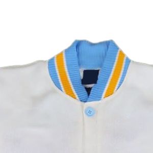 Cárdigan personalizado de la Universidad del Sur con bordado de logotipos en chenilla, cuello estilo universitario, 100% acrílico, tejido, Southern HBCU - Product Image 3