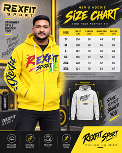 Sudadera con Capucha Amarilla para Hombre, Diseño Gráfico Color Splash, Chaqueta de Forro Polar Grueso, Estilo Urbano, 100% Algodón, Invierno, Personalizable, OEM, Venta al Por Mayor - Product Image 5