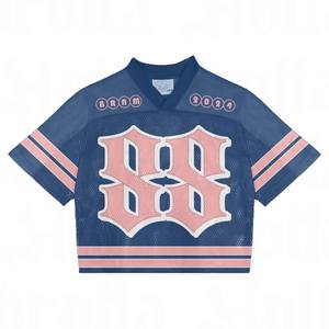 Maillots de football, de soccer et de basketball en polyester à logo personnalisé, impression par sublimation, uniforme d'équipe, t-shirt d'entraînement, vente en gros - Product Image 6