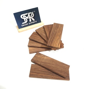 Premium Rosewood Knife Handle Scales Sanded Smooth <b>Sandblasted</b> for Custom Knife Making Craft Handles DIY Projects - Product Image 6