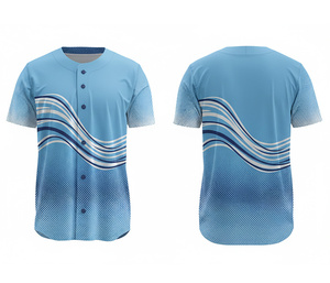 Proveedor de Camisetas de Béisbol Personalizadas OEM, Envío a Todo el Mundo con Logotipo y Números Personalizados |   Base de Poliéster Transpirable - Product Image 3