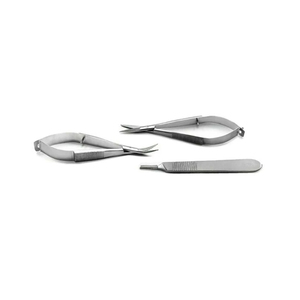 Juego de Instrumentos para Blefaroplastia de Acero Inoxidable, Manual, Reutilizable, Kit Microquirúrgico Clase II, Herramientas Oftálmicas de Alta Calidad - Product Image 6