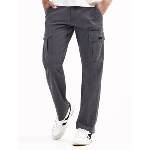 Pantalon cargo de style jogger pour homme, avec poignets élastiques, taille à cordon de serrage, coupe athlétique, pantalon utilitaire de haute qualité - Product Image 2