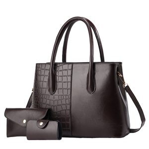 <b>Womens</b> Genuine Leather Tote <b>Bag</b> Zipper Closure Polyester Lining Adjustable Shoulder Strap Soft Handles <b>Gym</b> Use Everyday Handbag - Product Image 6
