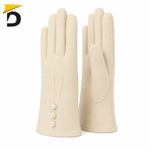 Damen Winter Modehandschuhe - Umweltfreundlich Multifunktional Touchscreen-Kompatibel für Outdoor-Nutzung Warm Komfortabel Weicher Stoff Elegant - Product Image 1