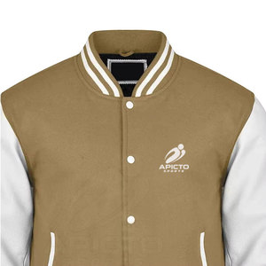 Veste d'hiver pour homme de qualité supérieure, style varsity, avec logo sur le devant, tissu durable en laine/coton, respirant, écologique, tendance streetwear - Product Image 5