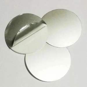 Film d'étanchéité anti-déversement en aluminium et mousse PE pour pulvérisateurs à pompe, pour bouteilles en PE/PP/PS/verre, qualité alimentaire - Product Image 3