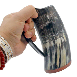Taza de Cuerno de Búfalo Hecha a Mano, Ecológica, de Primera Calidad, Moderna - Product Image 4