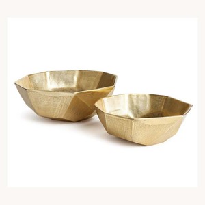 Bol de service personnalisé en aluminium pour dattes et snacks – Nouvelle arrivée élégante, design moderne pour salades de fruits et snacks - Product Image 1