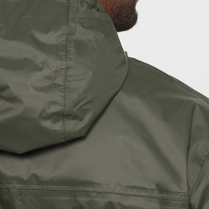 <b>Men's</b> Hooded <b>Waterproof</b> Windbreaker <b>Jacket</b> Canvas Olive <b>Green</b> Polyester Casual Winter Streetwear Outerwear Zipper Closure Front - Product Image 5