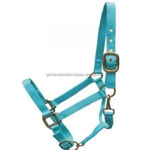 OEM licol en nylon réglable sur mesure avec corde doublée de polaire licol en satin pour équitation équestre - Product Image 6