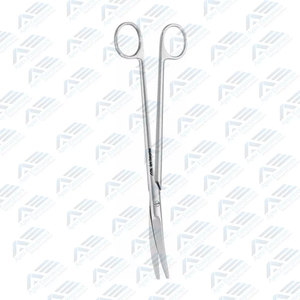 Tijeras de Disección de 230 mm, Instrumento Quirúrgico Ginecológico Premium de 9 Pulgadas, Tupidas, No Estériles, Reutilizables, Curvas Wertheim - Product Image 3