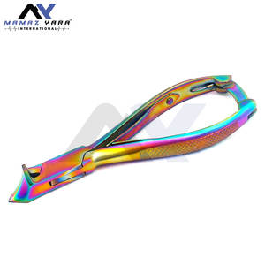 กรรไกรตัดเล็บสีรุ้งพร้อมด้ามจับตามหลักสรีรศาสตร์ ใบมีดโค้งรูปพระจันทร์ ใบมีดคมพิเศษ ผลิตจากใบมีดคุณภาพสูง - Product Image 6