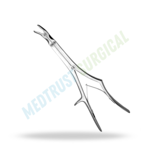 Rongeurs à double action antérieurs 10 pouces 250 mm, instrument chirurgical neurochirurgical pour la coupe osseuse et la décompression vertébrale - Product Image 4