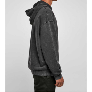 Fabricante de Sudaderas con Efecto Desgastado al por Mayor, Sudadera Lavada de Estilo Urbano, Tejido Resistente para Marcas de Moda y Suministro a Granel - Product Image 3