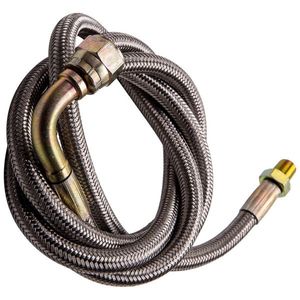 Kit de conduite d'alimentation en huile Turbo à 90 degrés 41 pouces 1/8 NPT 4AN pour moteurs Nissan Z4 LC MAX International 4.2L T3 T4 T04E T70 T60 T61 - Product Image 3