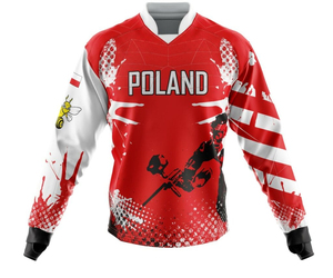 <b>Paintball</b> Team Uniform Custom Design Full Sublimation Quick Dry Breathable Sports Shirt - Product Image 1