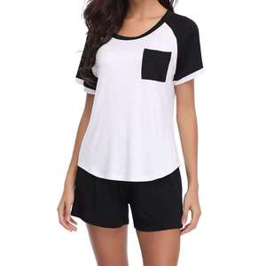 Prix de gros Vêtements d'été décontractés pour femmes Ensemble T-shirt et short Vêtements d'été les plus vendus Ensemble deux pièces pour femmes à prix abordable - Product Image 1