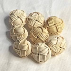 Poignées de porte faites à la main en rotin naturel, poignée de tiroir, quincaillerie de meubles, vente en gros - Product Image 3