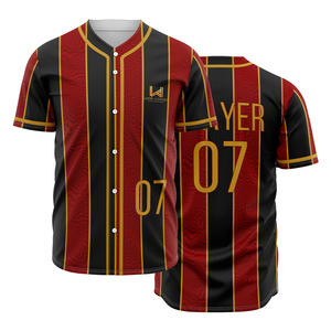 Camisetas de Béisbol Personalizadas para Hombre, Impresión de Serigrafía, Logotipo Personalizado, Manga Corta, Transpirables, de Secado Rápido, Tallas Grandes - Product Image 1