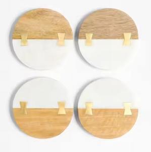 Ensemble de sous-verres en métal de luxe - Écologiques et durables, design moderne pour la maison et la restauration - Product Image 6