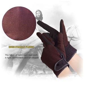 Guantes de Equitación Profesionales Personalizados con Logotipo, de Invierno, Antideslizantes, de Dedo Completo, para Hombres y Mujeres, Deportivos, de Cuero - Product Image 4