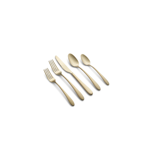 Ensemble de couverts élégants et haut de gamme en acier inoxydable durable, miroir, moderne, multi-pièces, pour la table, la cuisine et le service - Product Image 2