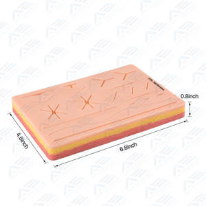 Tapis de suture amélioré et plus épais pour la pratique de la cicatrisation de plaies profondes, destiné aux étudiants en médecine et en médecine vétérinaire - Product Image 2