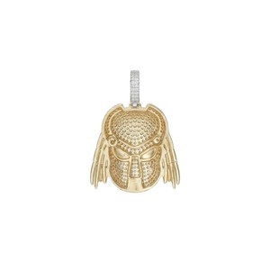 Pendentif Prédateur en Argent 925 avec Moissanite et Accent Rubis, Breloque Thème Luxe Faite à la Main, Cadeau Unisexe - Product Image 5