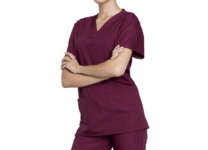 Uniformes Médicos para Hospital, Conjuntos de Uniformes Quirúrgicos Elásticos para Enfermería, para Hombres y Mujeres, con Tejido de Punto - Product Image 5