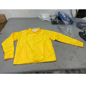 Veste de coach en nylon personnalisée, coupe-vent, boutons-pression, streetwear, fabricant en gros de vestes de coach - Product Image 3