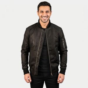 Top Trending Men's <b>Slim</b> <b>Fit</b> Biker Leather <b>Jacket</b> High Street Style Leather <b>Jacket</b> High Quality Fashion Coated <b>jacket</b> for men - Product Image 6