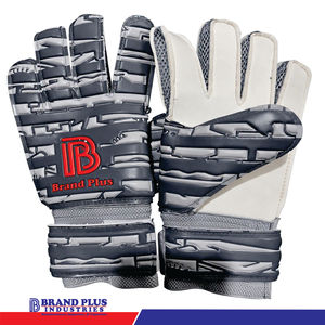 Gants de gardien de but professionnels Brand Plus en PU, antidérapants, fermeture Velcro, légers, respirants, doigts entièrement protégés, football - Product Image 1