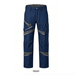 Men's Breathable <b>Waterproof</b> Quick Dry Hi-Visibility Casual Work Pants Reflective Safety Clothing Safety Pants - Product Image 1